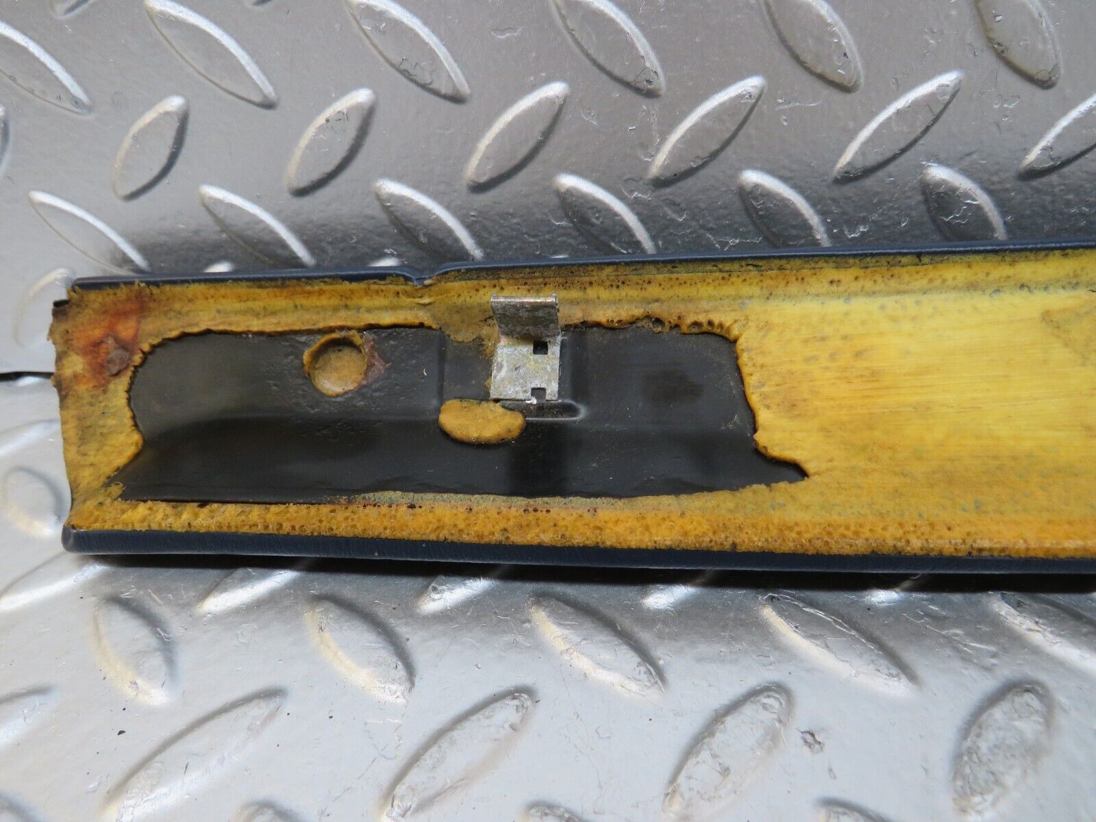 26793 Mercedes-Benz W123 240D A Pillar Cover Panel Left Side Blue