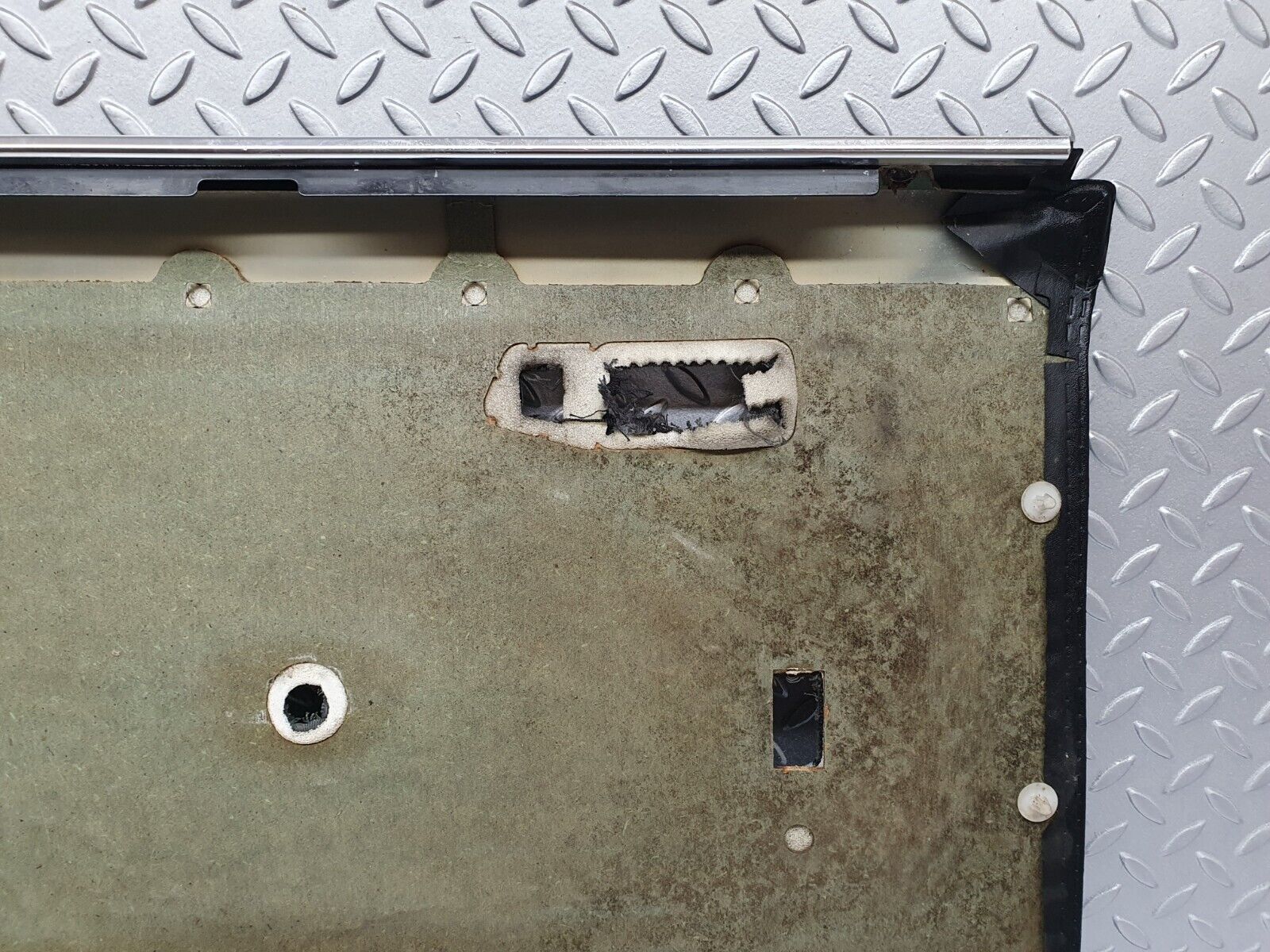 40813 Mercedes-Benz W123 300D Rear Right Door Card Black