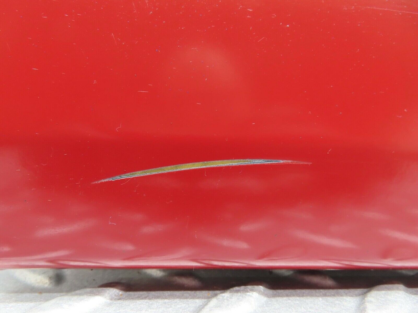 14629 Mercedes-Benz W201 190E Rear Right Door Moulding Trim Red 2016905840