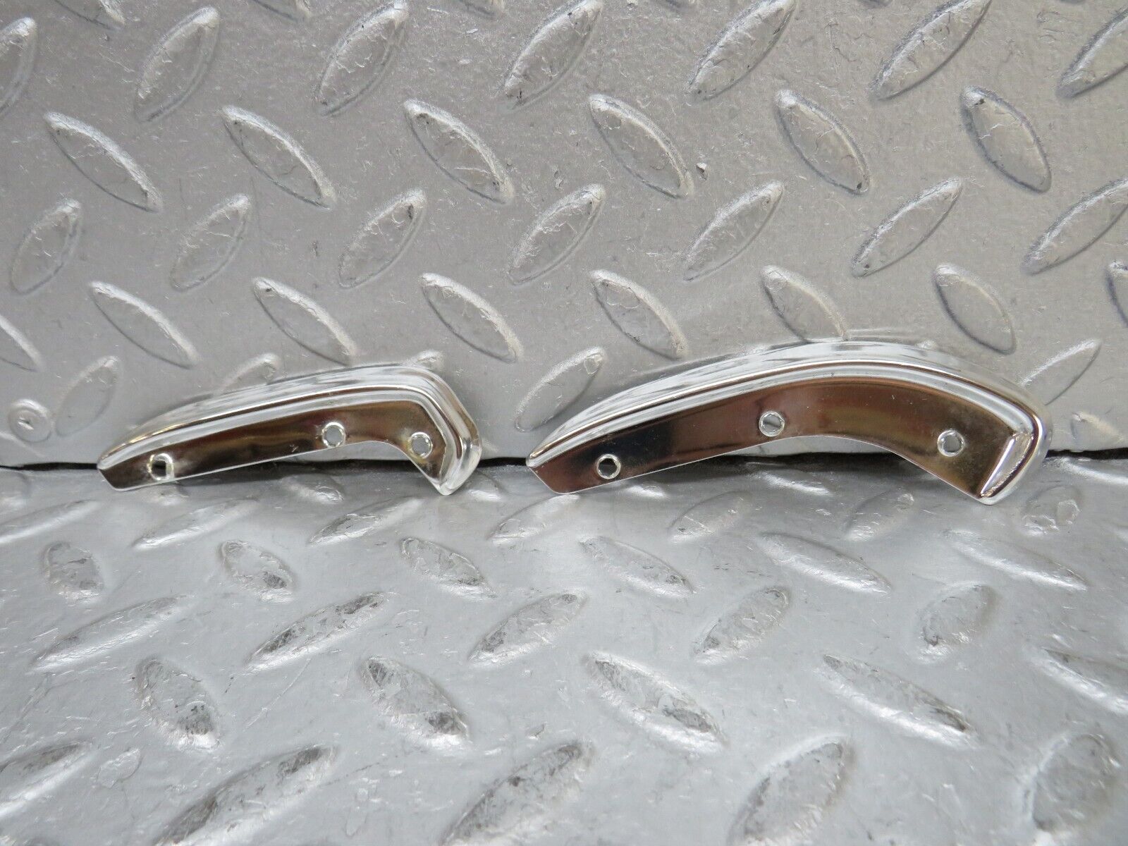 37299 Mercedes-Benz W109 300SEL Interior Door Handle Chrome Trim Pair Left