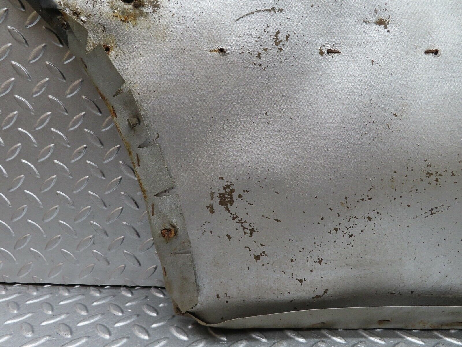 18576 Mercedes-Benz W120 W121 Ponton Rear Right Door Card Grey