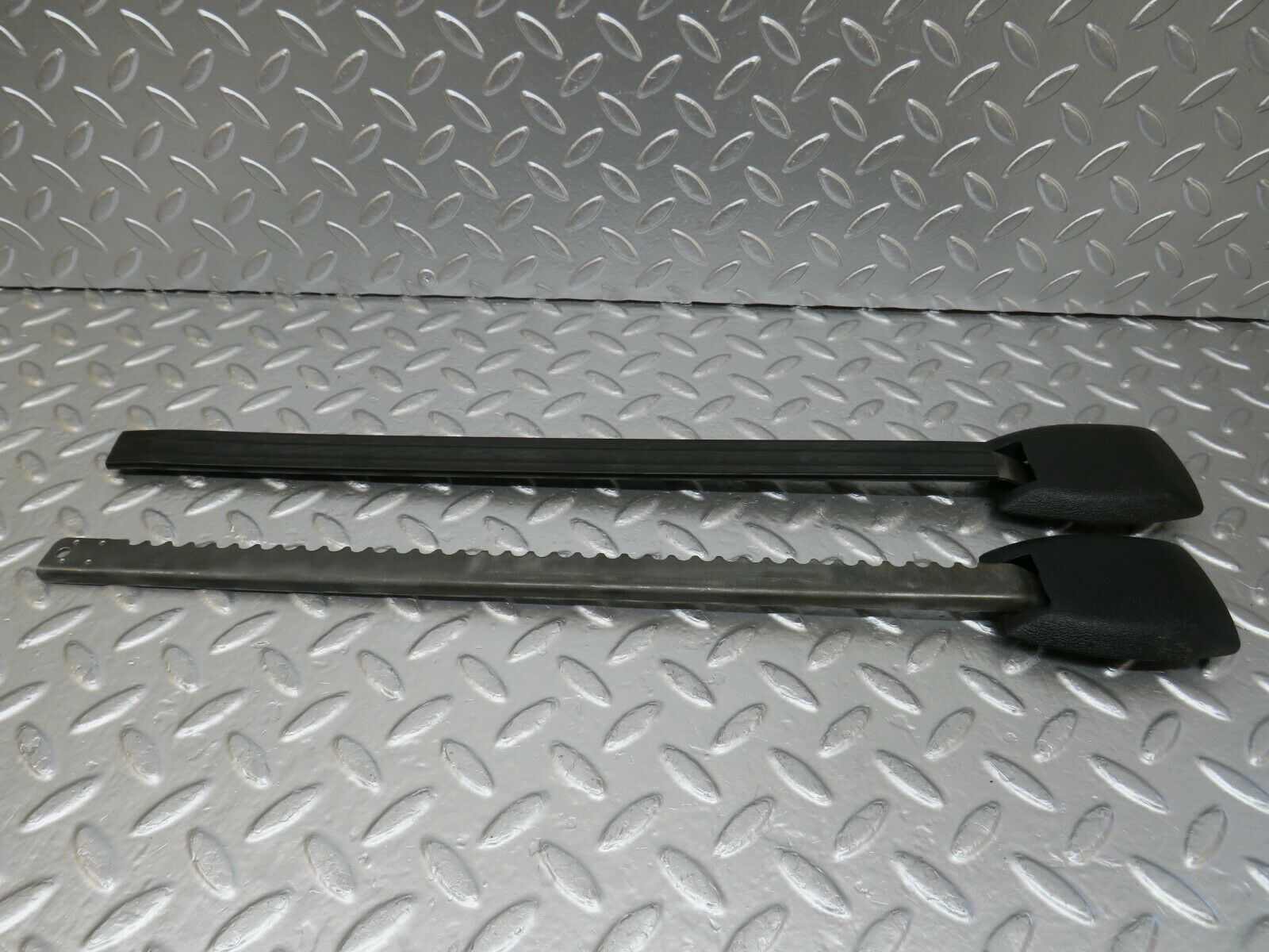 24391 Mercedes-Benz S124 220TE Seat Belt Runner With Cover Pair 1249193520