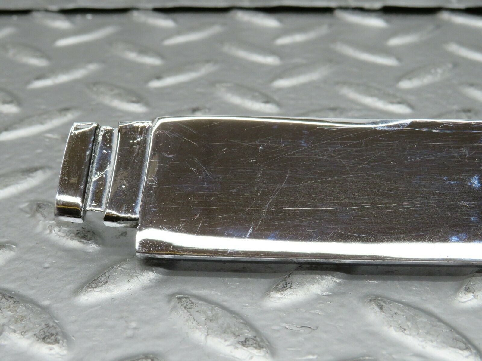 22735 Mercedes-Benz C107 450SLC Trunk Chrome Handle Pair 1076901380 1076901480