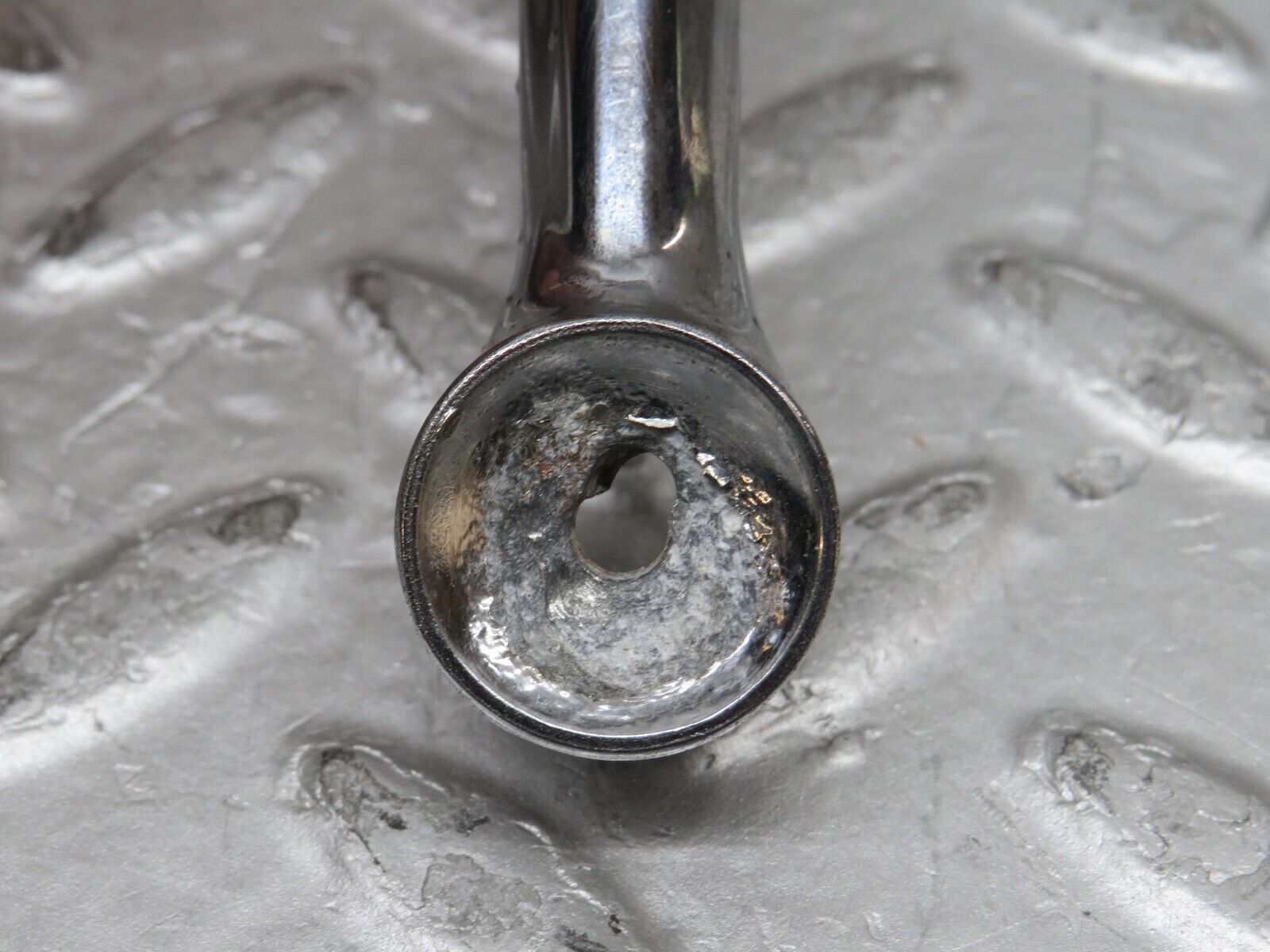 37325 Mercedes-Benz W109 300SEL Chrome Fender Wing Mirror Holder Left Side