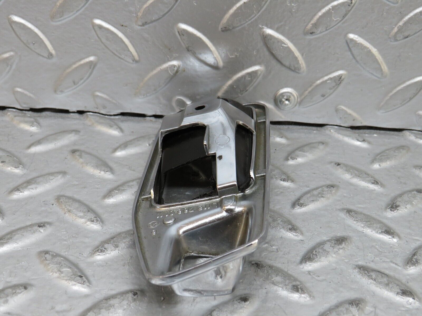 28293 Mercedes-Benz S123 240D Chrome Frame For Door Opener Left 1167660111