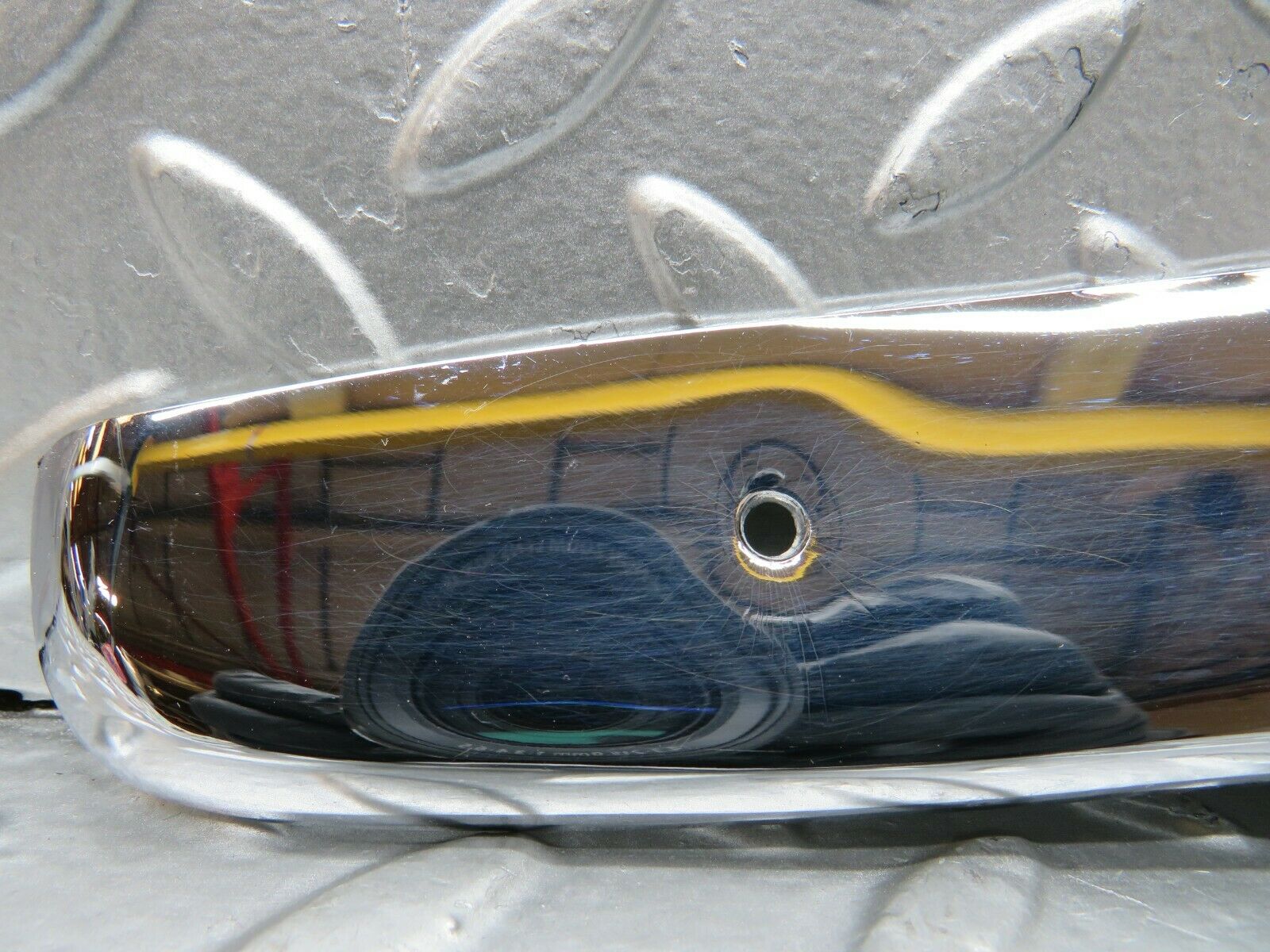 22744 Mercedes-Benz C107 450SLC Coupe Door Moulding Trim Chrome Left Side