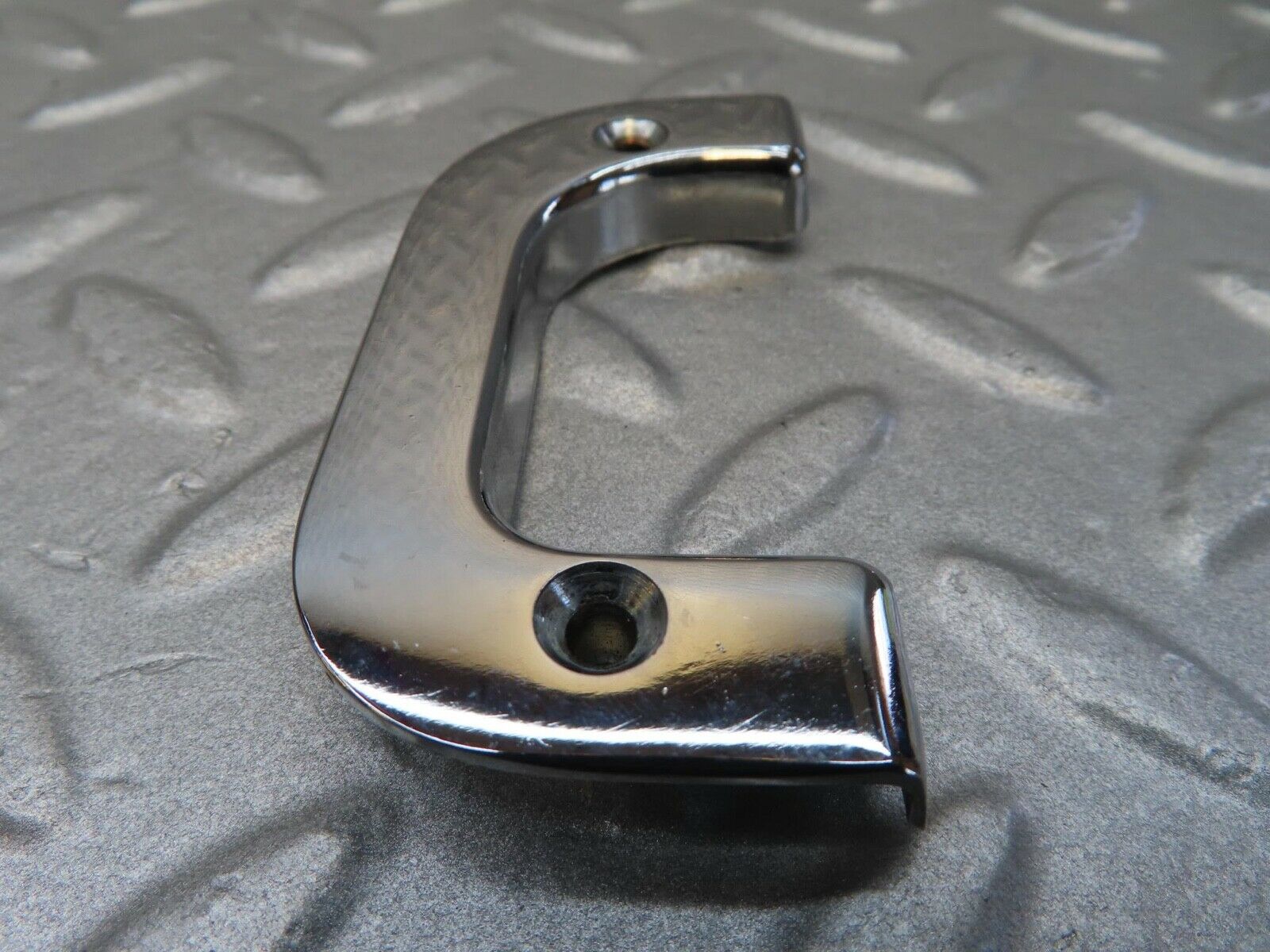 16038 Mercedes-Benz W123 280E Right Interior Chrome Door Latch Trim 1237230224