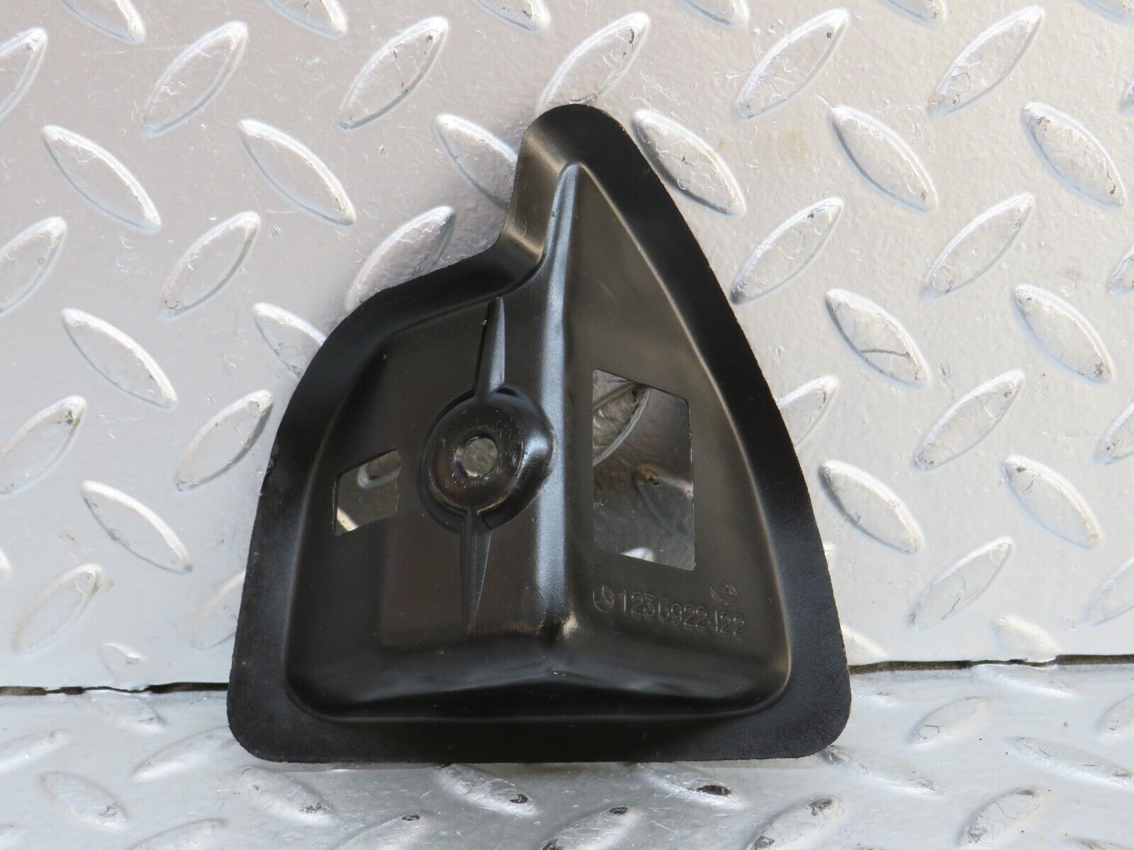 28272 Mercedes-Benz S123 240D Wagon Rear Seat Latch Cover Right 1236922422