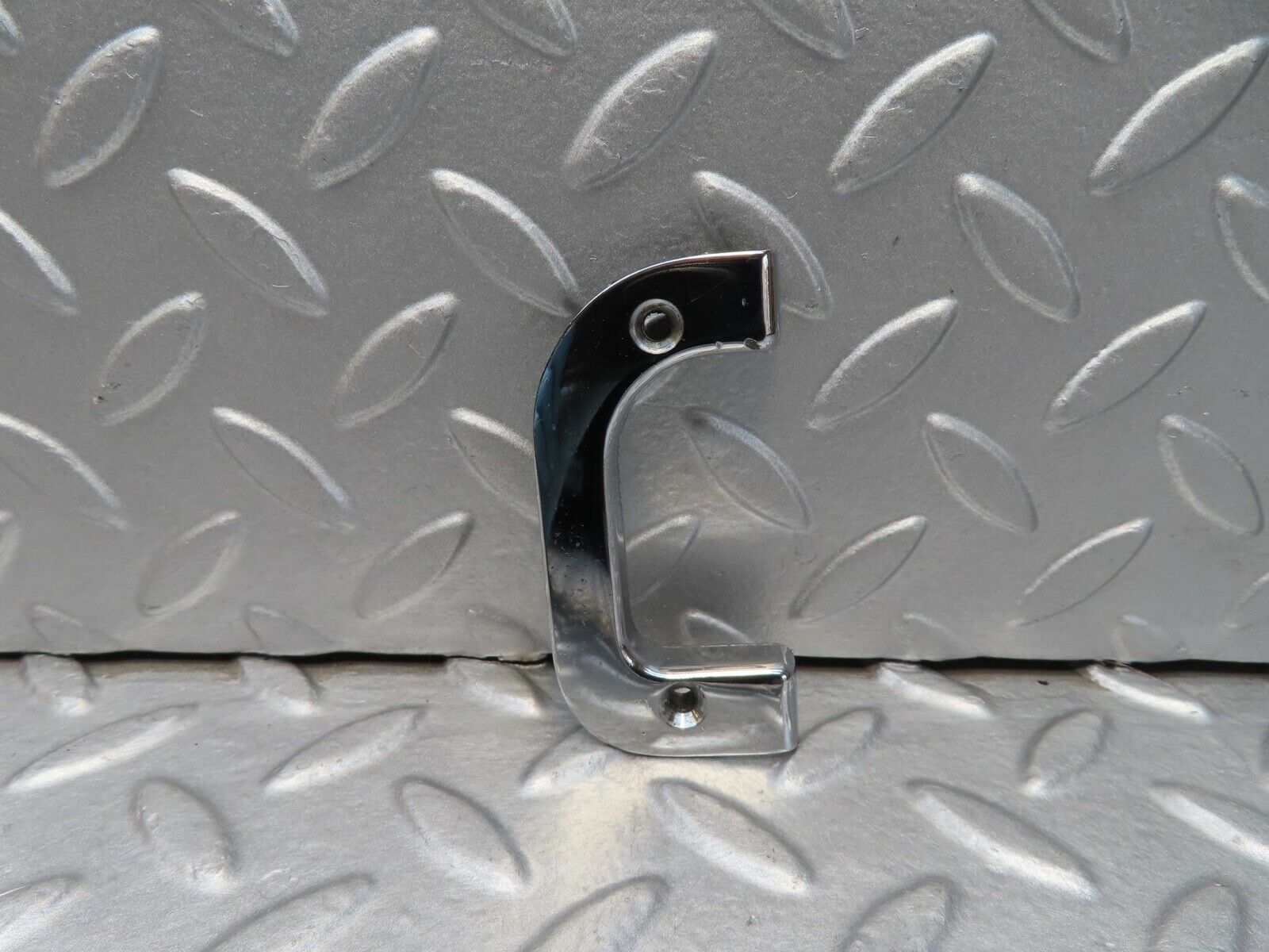 16037 Mercedes-Benz W123 280E Right Interior Chrome Door Latch Trim 1237230224