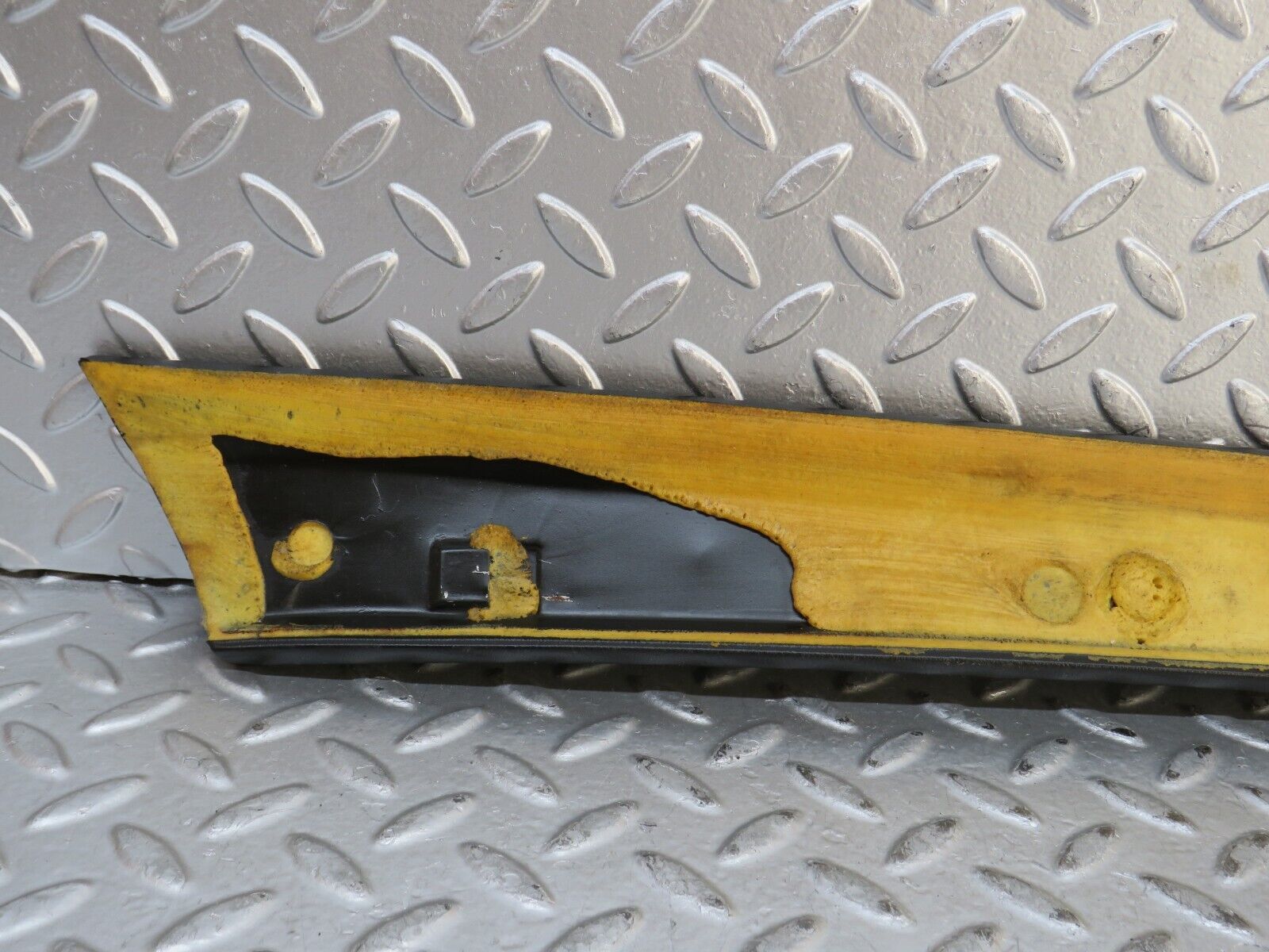 28259 Mercedes-Benz S123 240D Wagon A Pillar Cover Black Left Side