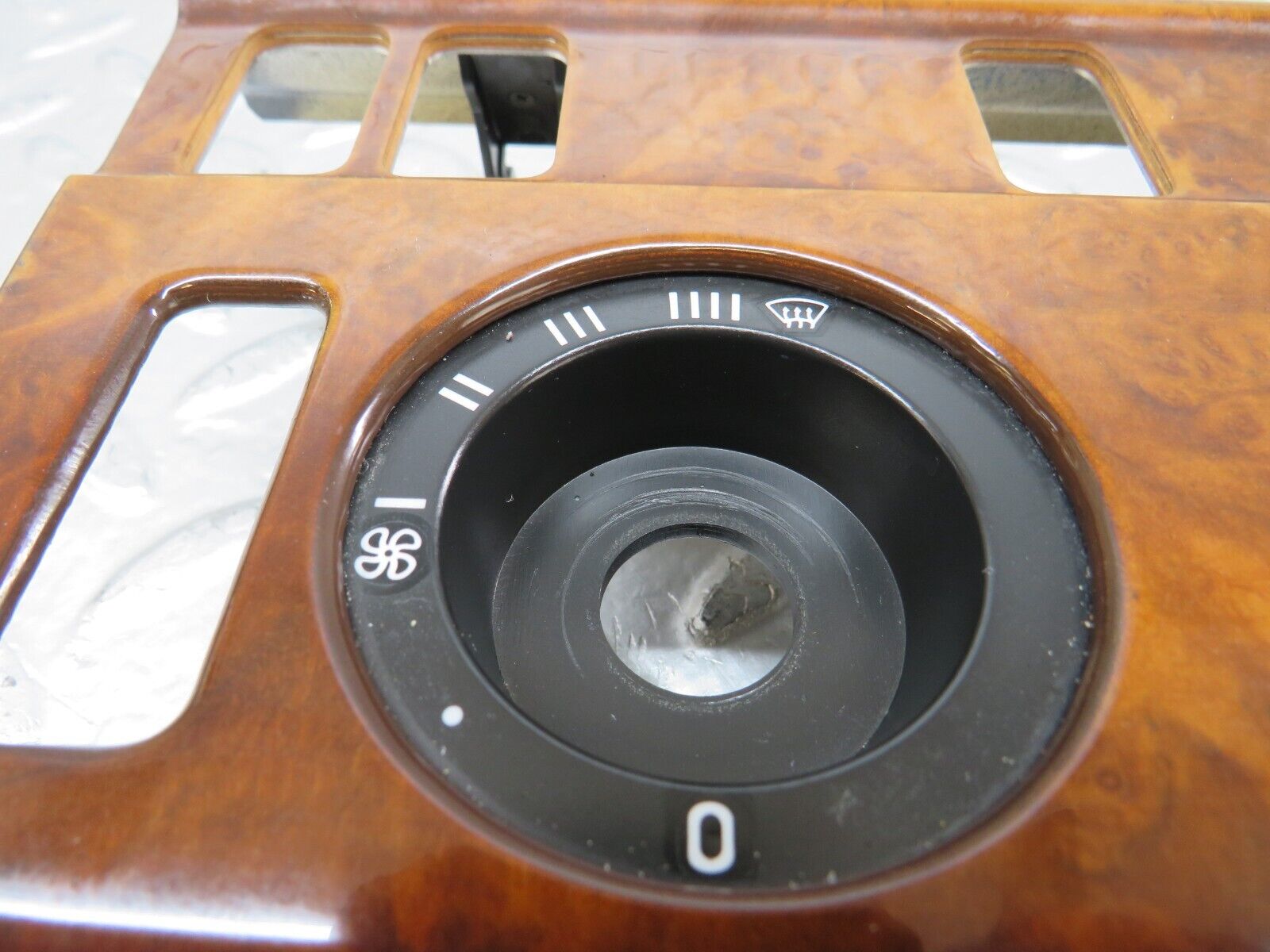 25657 Mercedes-Benz W124 280E Heater Control Panel Wood Trim 1246830275