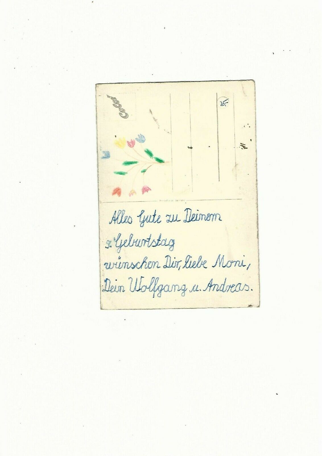 3009 Advertising Postcard 1960s Mercedes-Benz