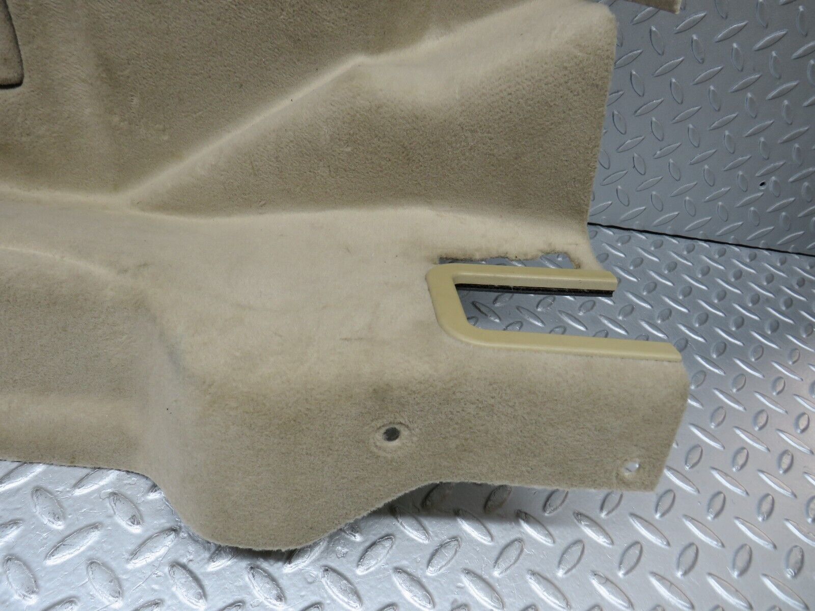 38608 Mercedes-Benz R129 280SL Coupe Trunk Cover Panel Left Side Beige 1296904730