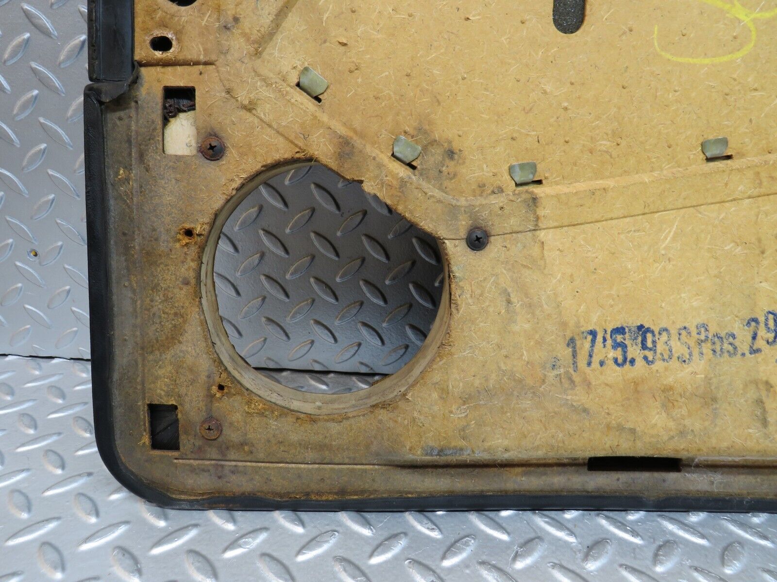 37871 Mercedes-Benz A124 320E Cabriolet Left Door Card Black 1247271570