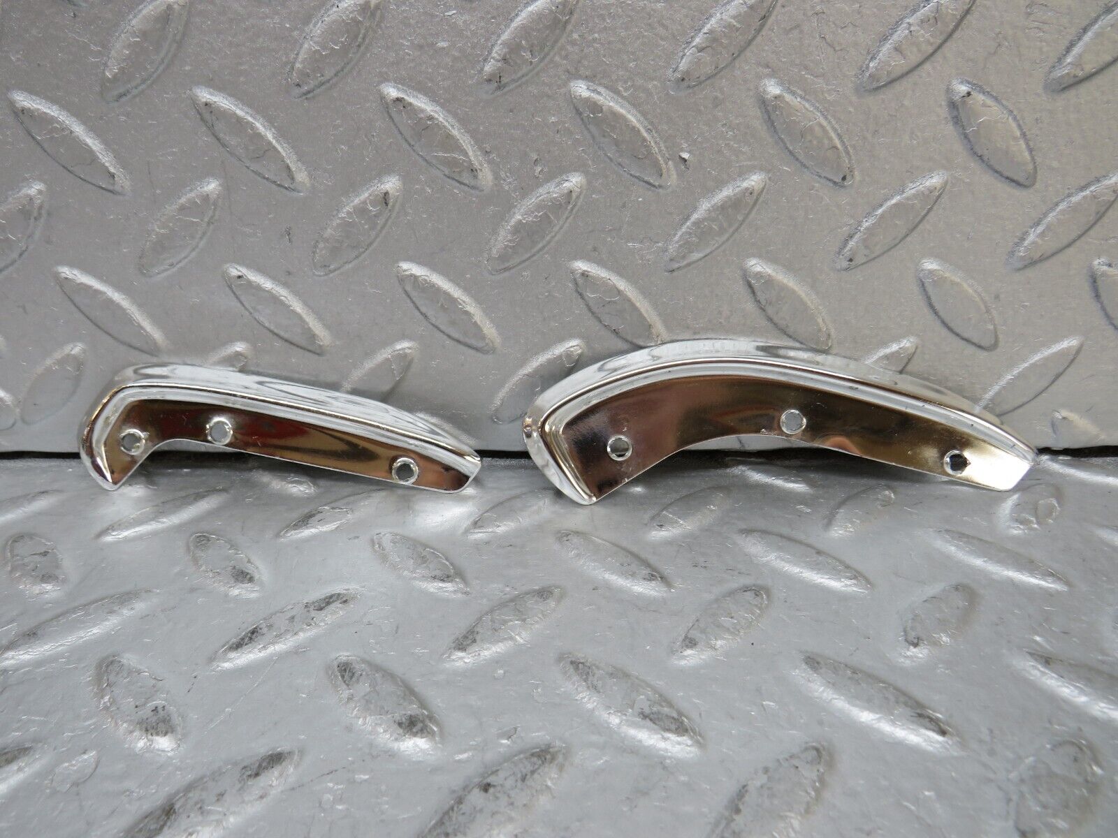 37297 Mercedes-Benz W109 300SEL Interior Door Handle Chrome Trim Pair Right