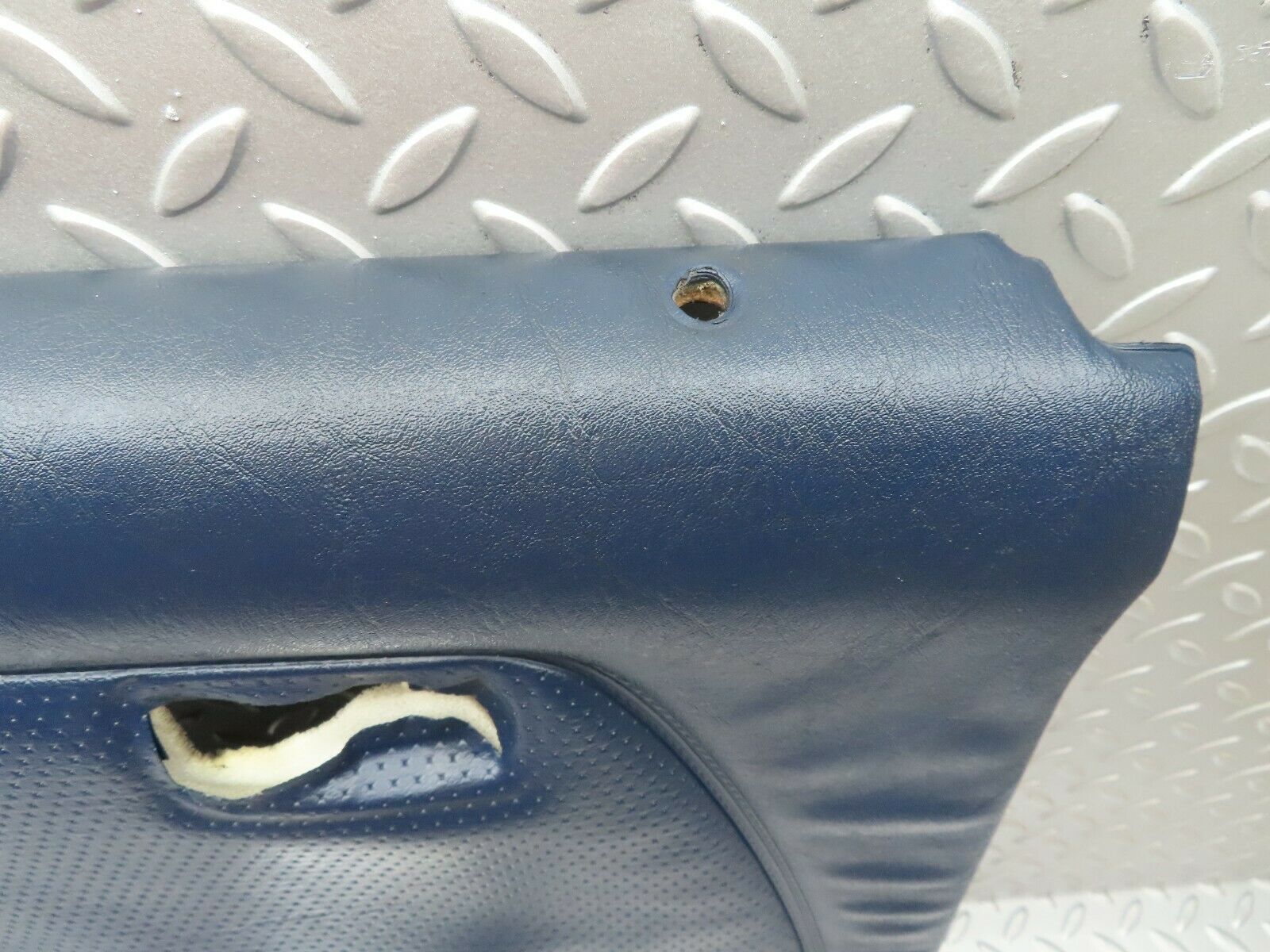 4368 Mercedes-Benz W123 230E Rear Left Door Card Blue