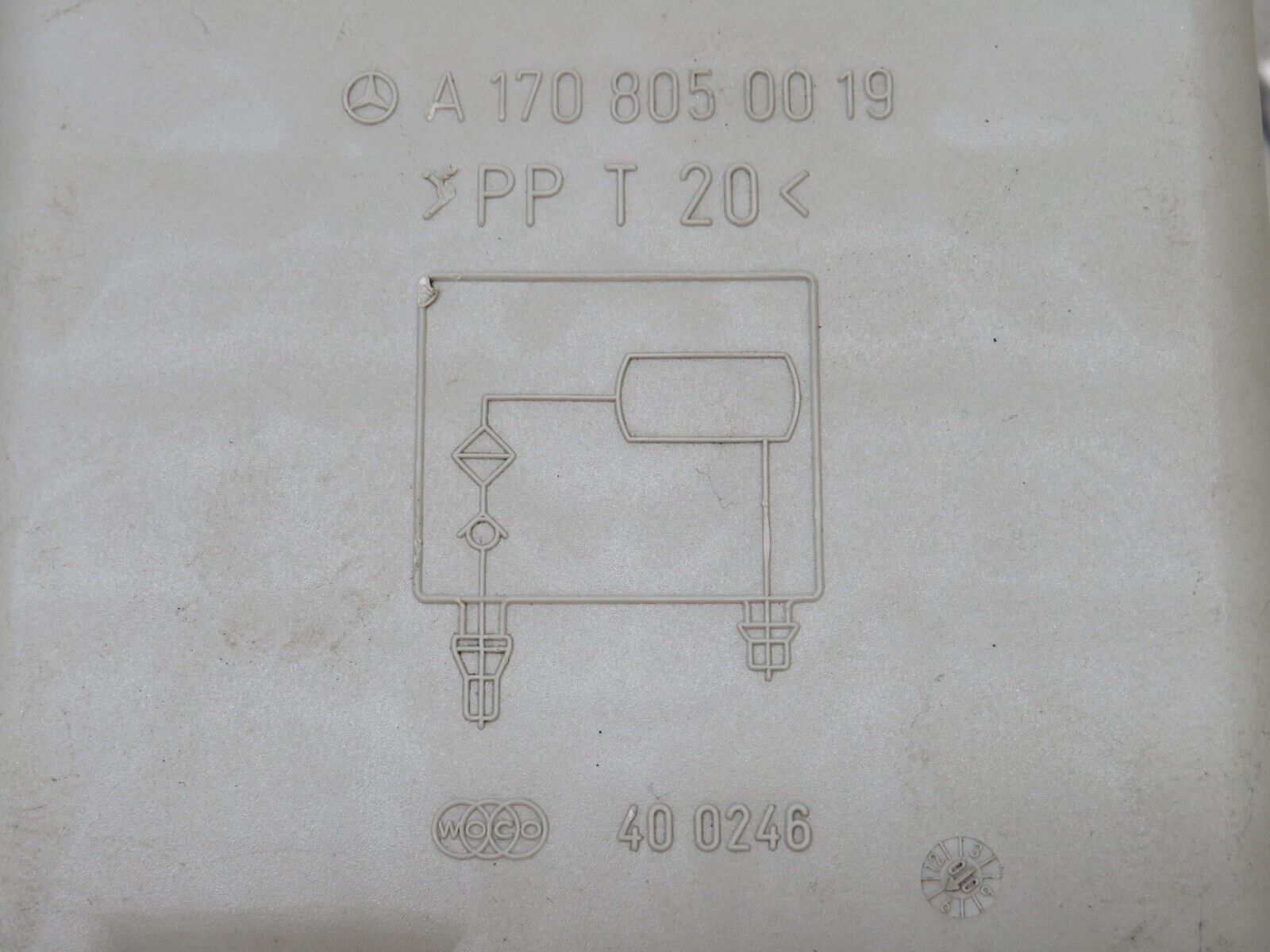 35037 Mercedes-Benz W210 320E Vacuum Reservoir 1708050019