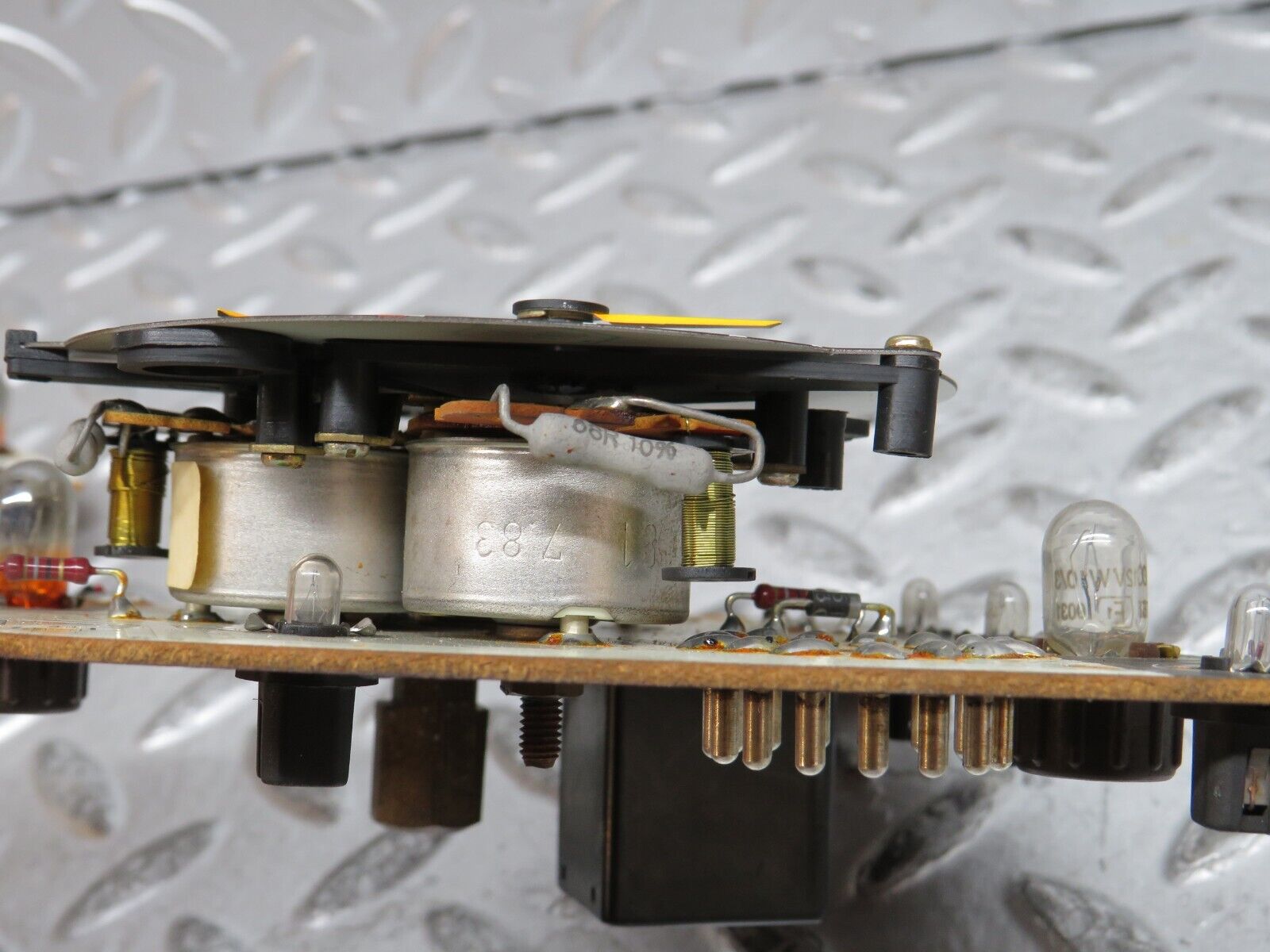 28511 Mercedes-Benz S123 240D Wagon Instrument Cluster Fuel Temp Oil Gauge