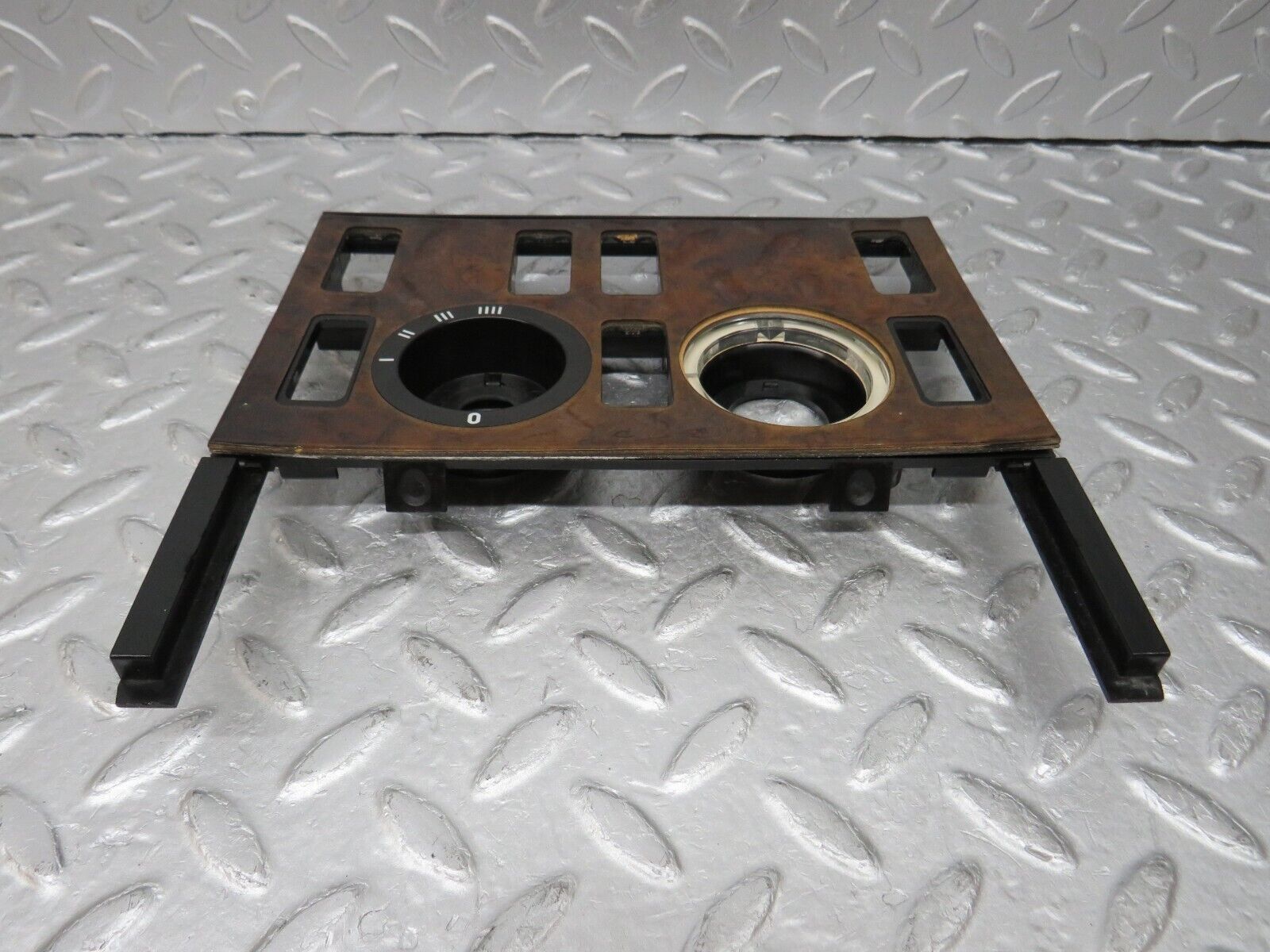 36001 Mercedes-Benz W126 420SE Heater Control Panel Wood Trim 1266830375