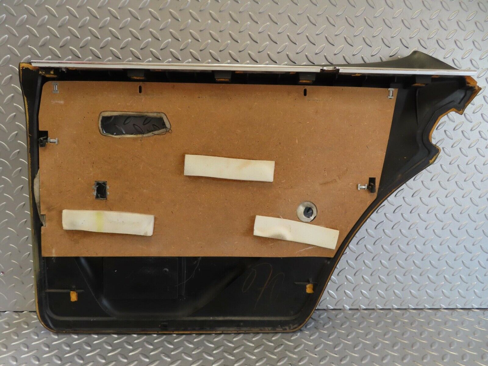 14250 Mercedes-Benz W116 350SE Rear Left Door Card Black 1167370170