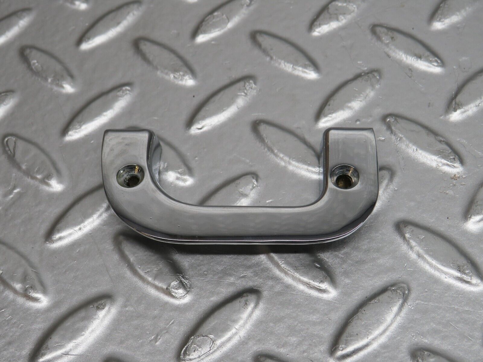 32180 Mercedes-Benz W123 230E Right Interior Chrome Door Latch Trim 1237230224