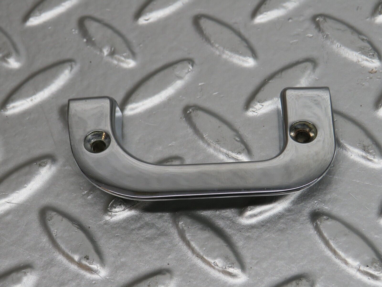 32181 Mercedes-Benz W123 230E Right Interior Chrome Door Latch Trim 1237230224