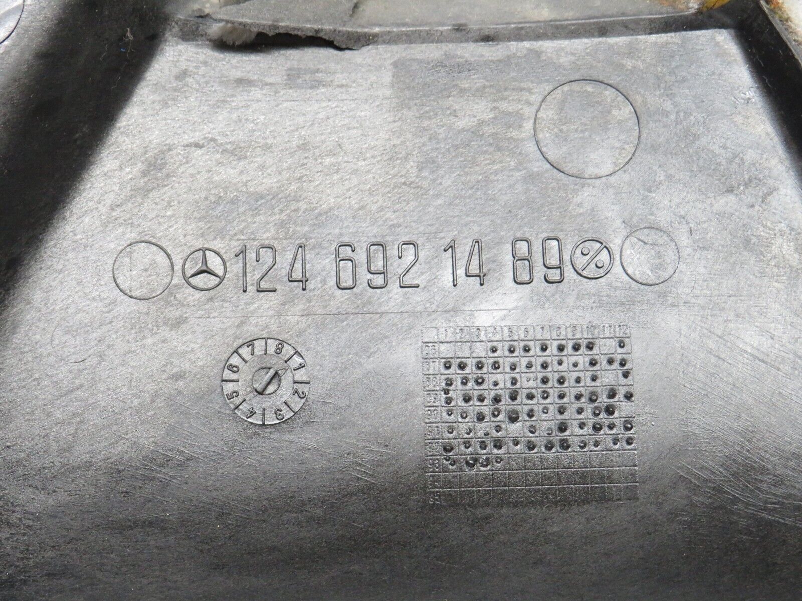 31191 Mercedes-Benz S124 220TE Wagon Trunk Panel Cover Right Grey 1246921489