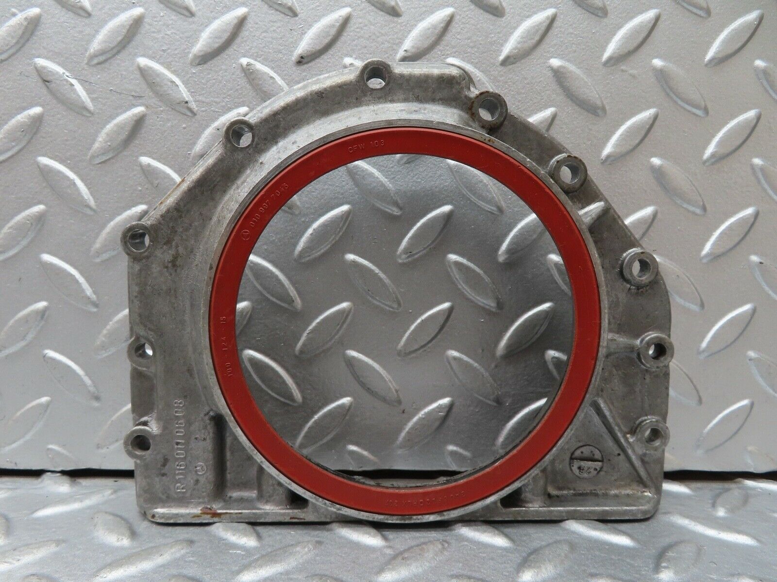 17732 Mercedes-Benz W116 450SEL Crankshaft Rear Sealing Cover 1160110608