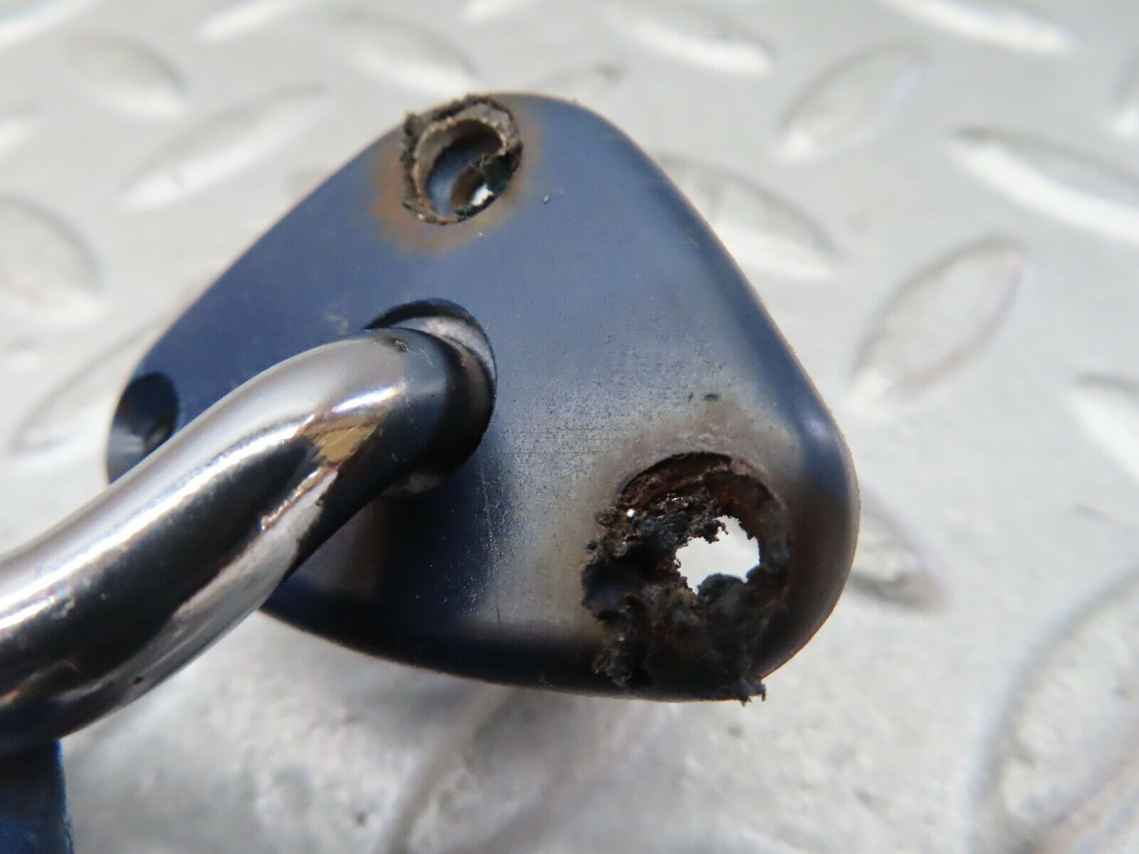 17530 Mercedes-Benz W116 450SEL Sun Visor Right Side Blue