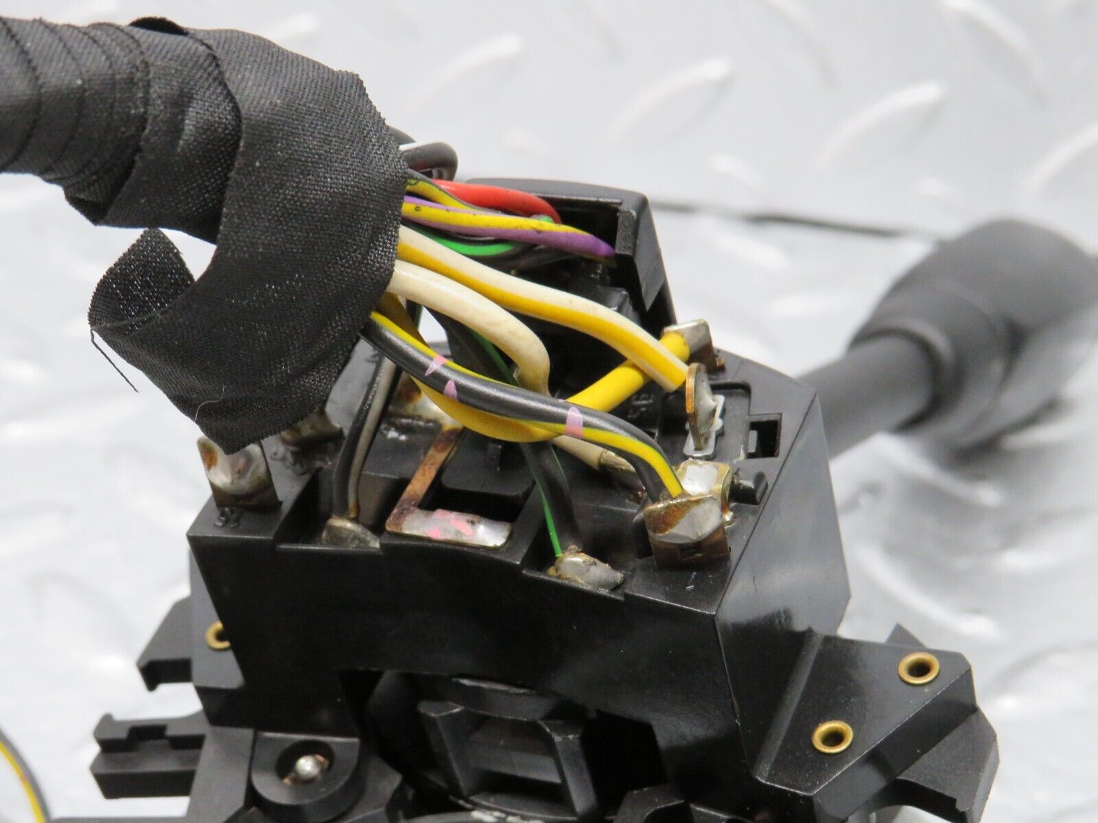 38768 Mercedes-Benz W201 190E 2.6L Indicator Wiper Stalk & Contact Plate 2015400544 1244620597