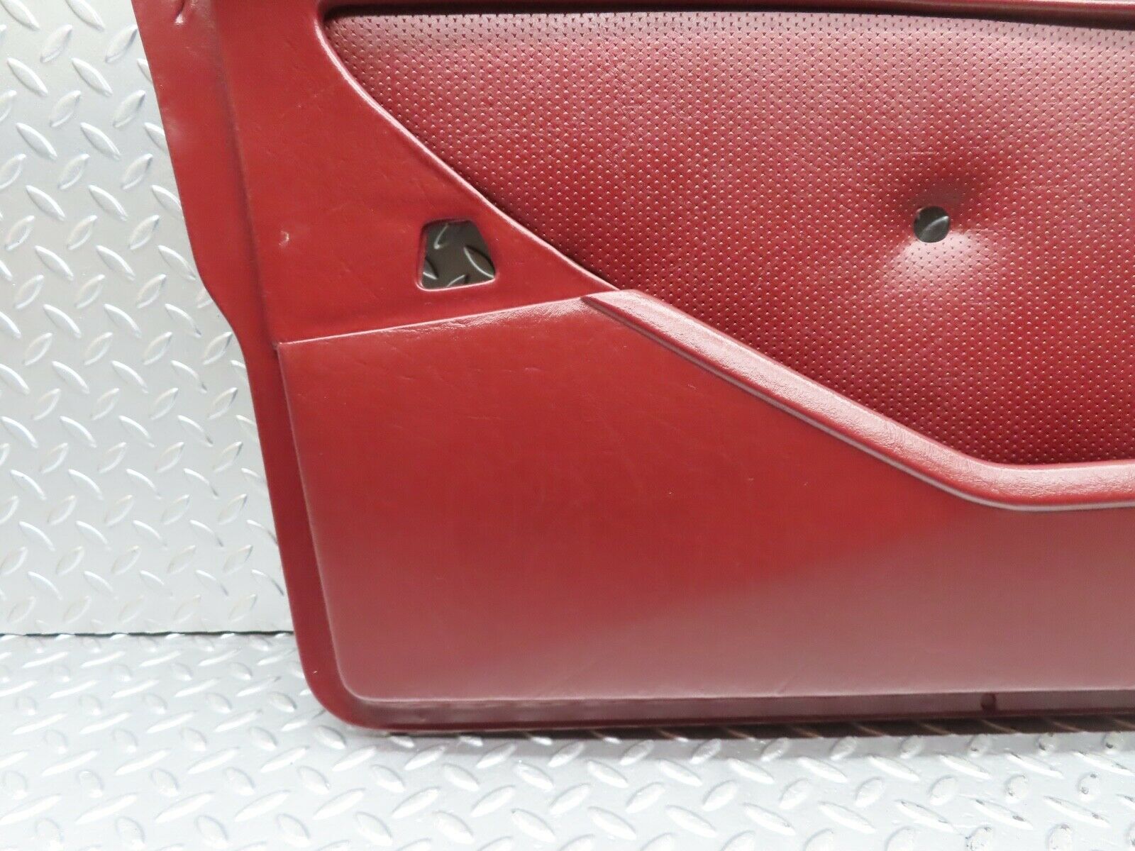 21458 Mercedes-Benz W126 300SE Front Left Door Card Burgundy Red 1267270170