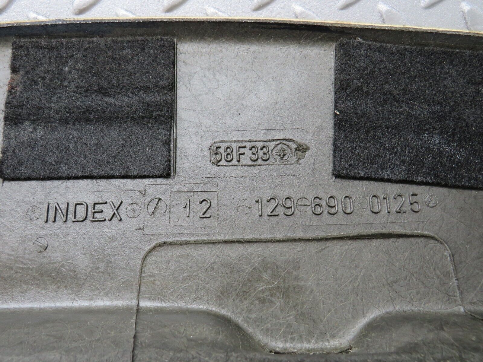 38303 Mercedes-Benz R129 280SL Coupe Roof Headlining Panel 2x Beige 1296900225