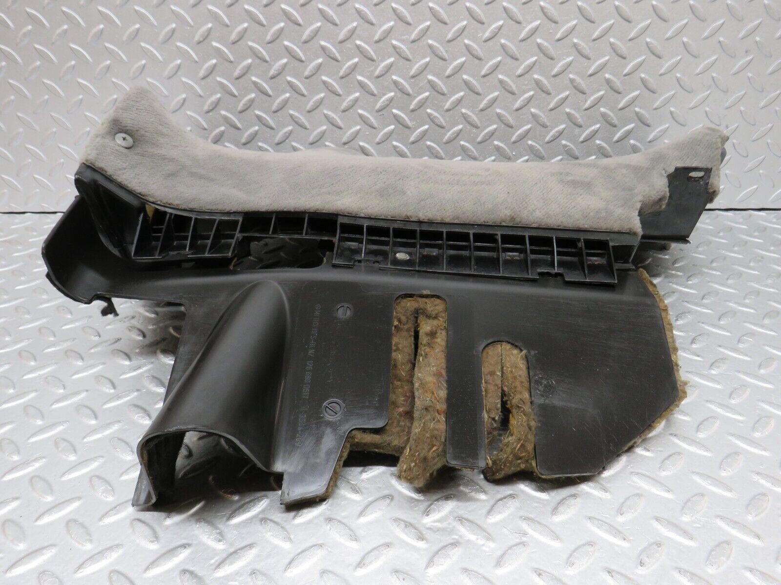 36235 Mercedes-Benz W126 420SE Under Dash Panel Right Grey 1268305244 1268307044 1266800617