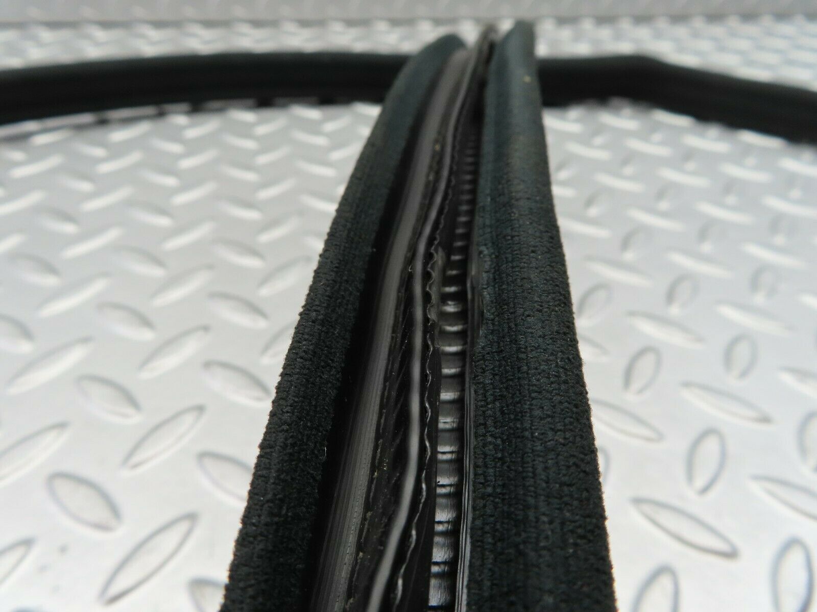 6636 Mercedes-Benz S124 E220 Wagon Rear Left Cloth Covered Door Seal