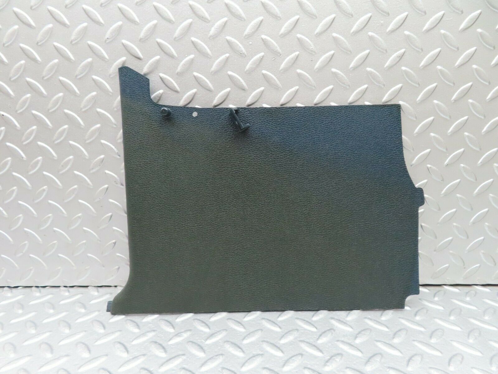 17903 Mercedes-Benz W123 200 Kick Panel Trim Left Side Blue 1236880306