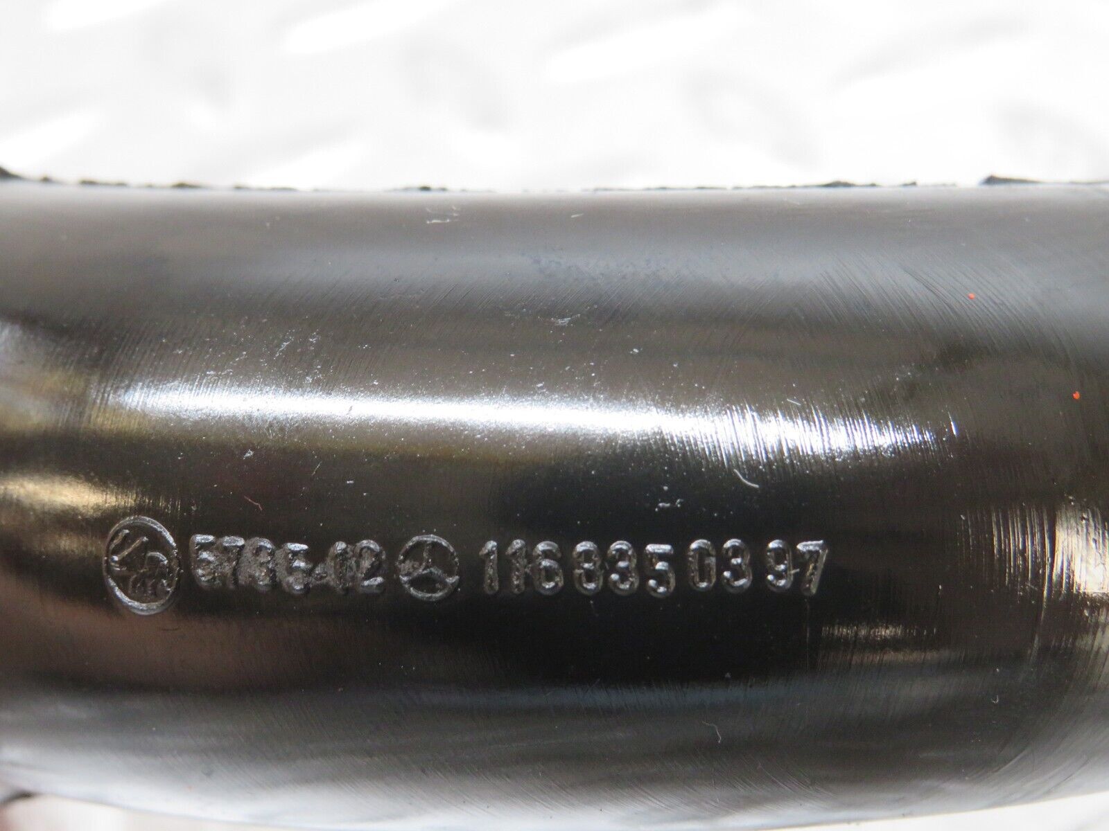 26159 Mercedes-Benz W116 450SE Water Drain Hose Pipe Pair 1168350397