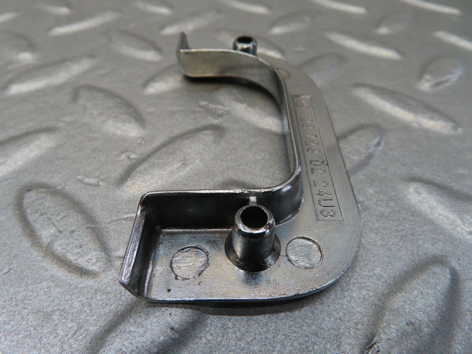 16038 Mercedes-Benz W123 280E Right Interior Chrome Door Latch Trim 1237230224