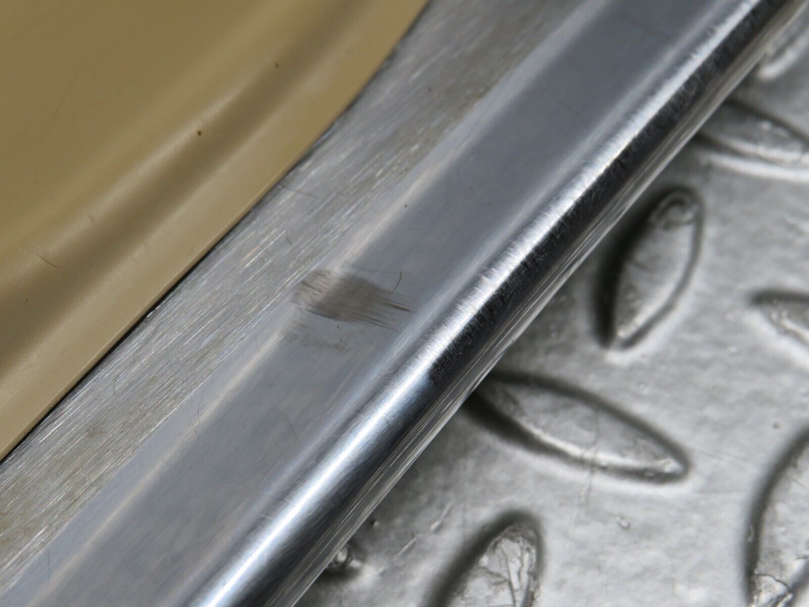 38236 Mercedes-Benz R129 280SL Coupe Right Door Sill Beige 1296800435