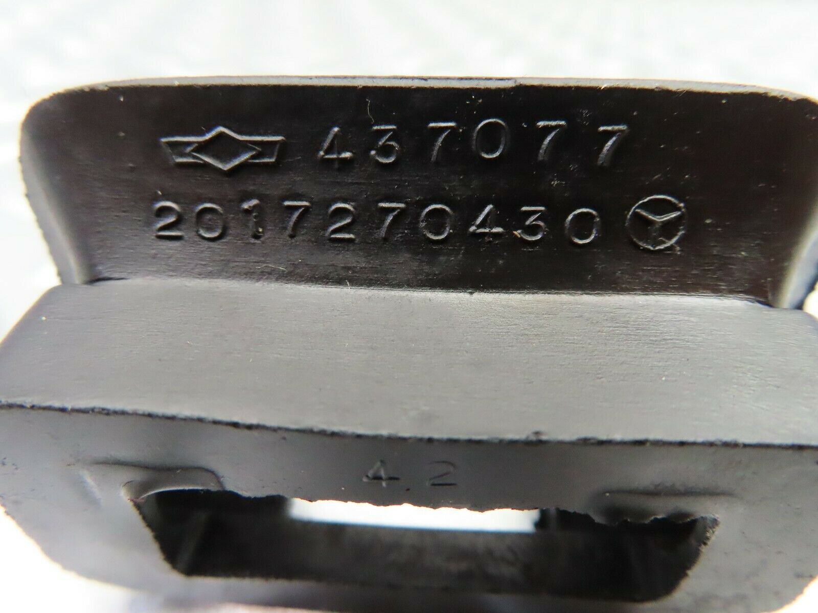 6545 Mercedes-Benz S124 E220 Wagon Door Check Strap Rubber Seal 2017270430