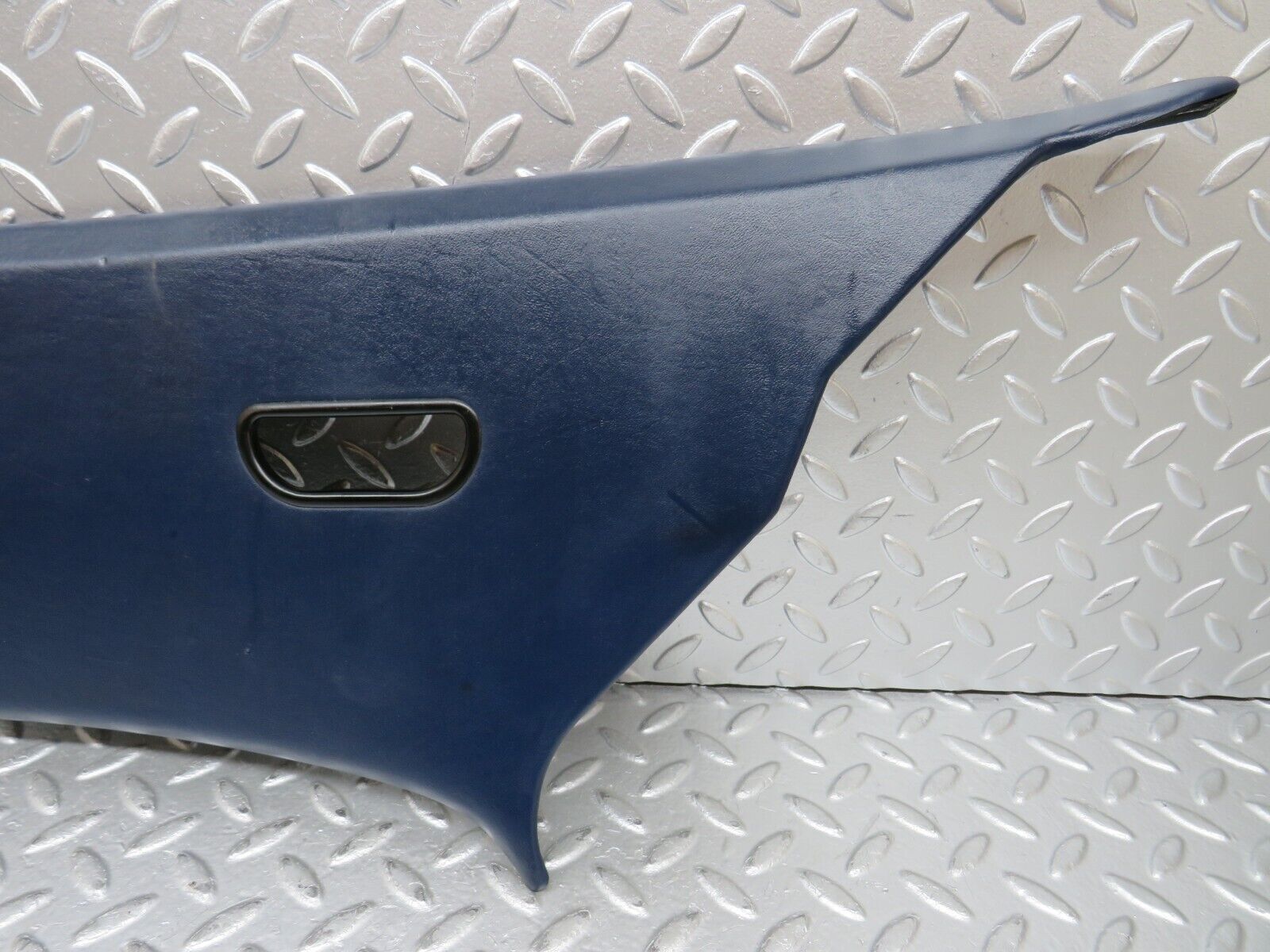 26772 Mercedes-Benz W123 240D C Pillar Cover Panel Right Side Blue 1236900425