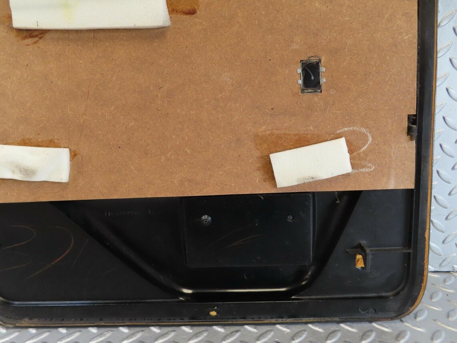 14248 Mercedes-Benz W116 350SE Rear Right Door Card Black 1167370270