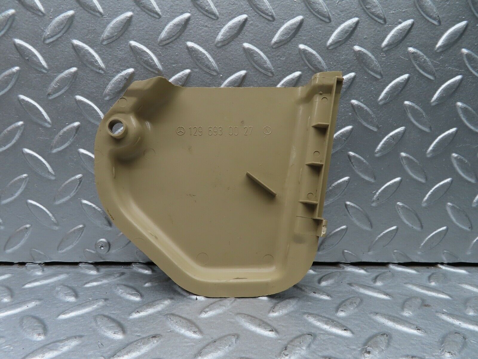 20095 Mercedes-Benz R129 300SL Coupe Trunk Lock Cover Cream 1296930027