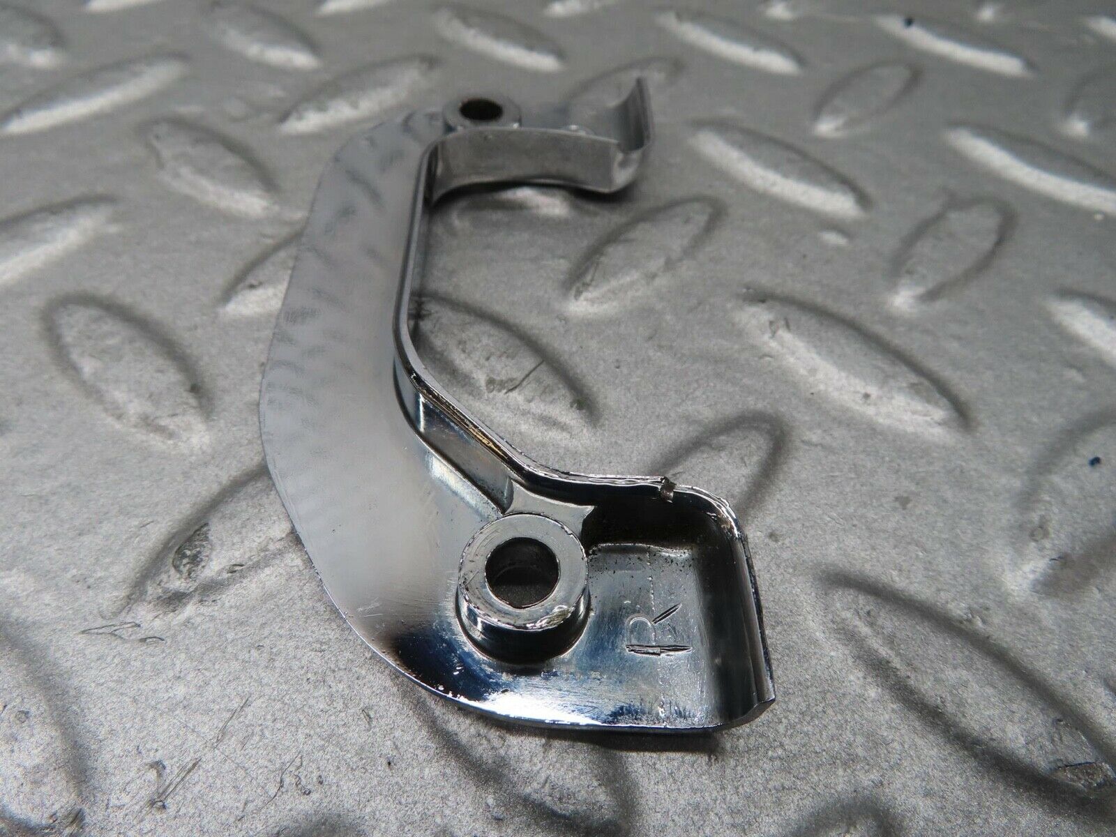 14451 Mercedes-Benz W116 350SE Right Interior Chrome Door Latch Trim