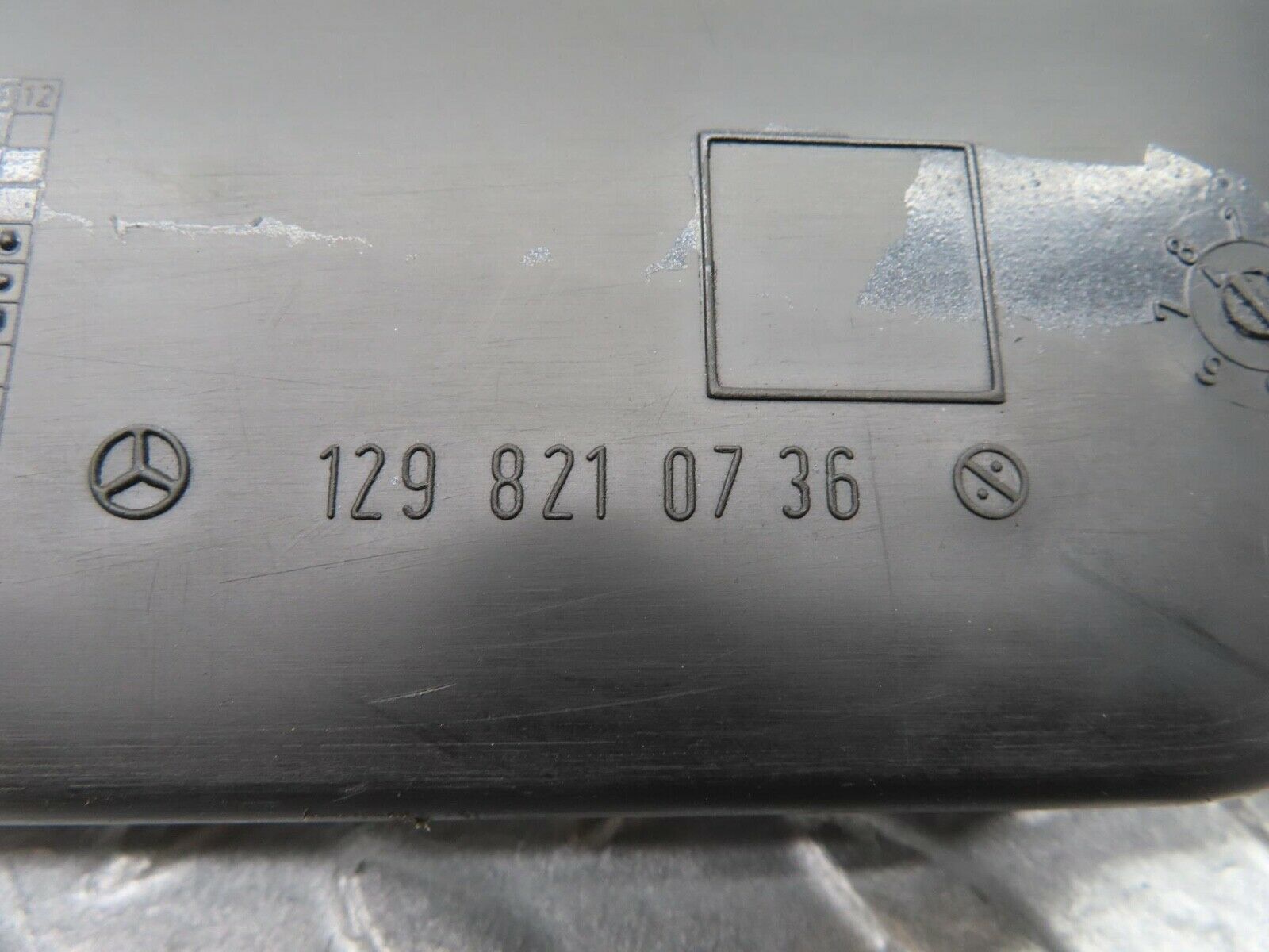 11885 Mercedes-Benz R129 300SL Coupe Left Door Sill Cable Channel 1298210736