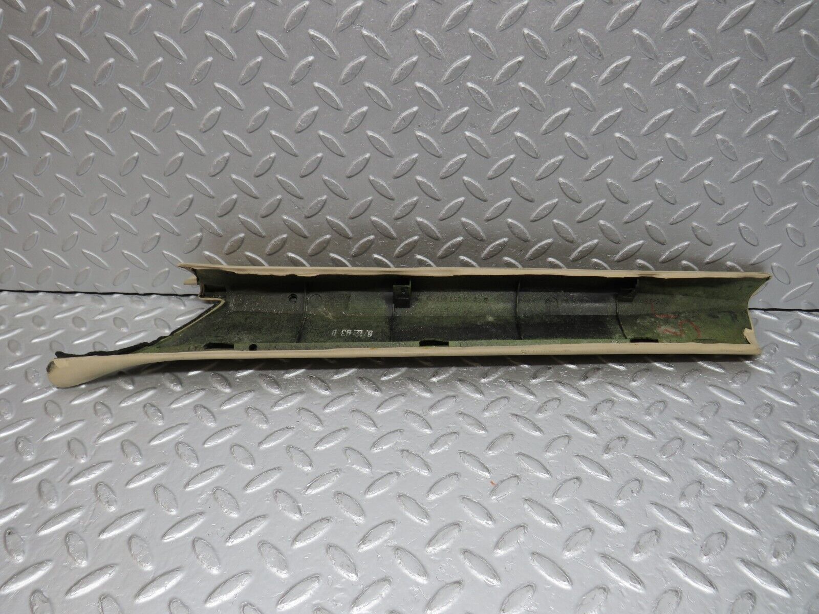 38301 Mercedes-Benz R129 280SL Coupe A Pillar Cover Right Side Beige 1296920289