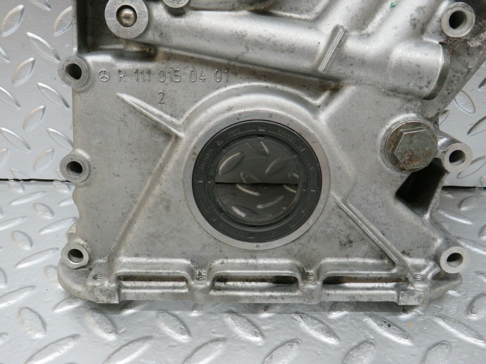 24430 Mercedes-Benz S124 220TE Wagon Timing Chain Cover 1110150401