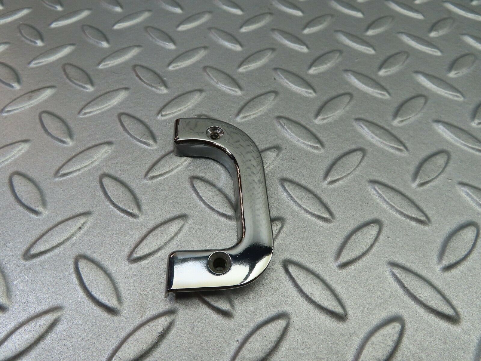 5840 Mercedes-Benz W123 200 Left Interior Chrome Door Latch Trim 1237230124