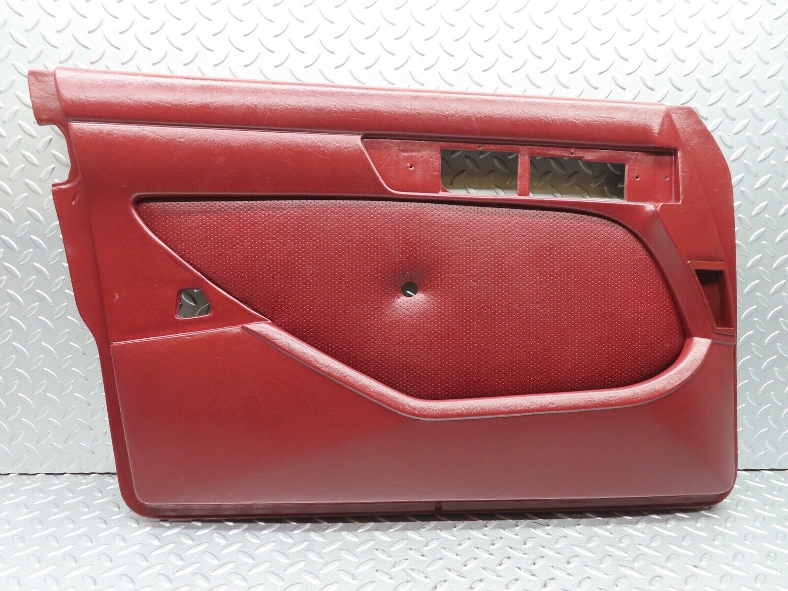 21458 Mercedes-Benz W126 300SE Front Left Door Card Burgundy Red 1267270170