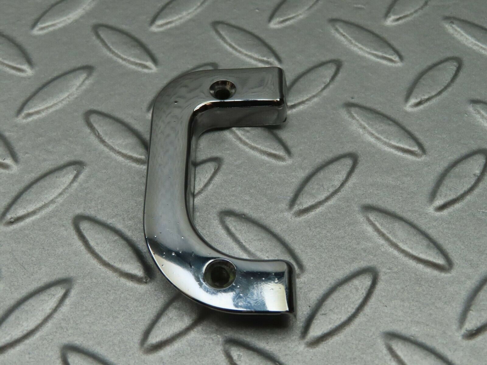 4527 Mercedes-Benz W123 230E Left Interior Chrome Door Latch Trim 1237230124