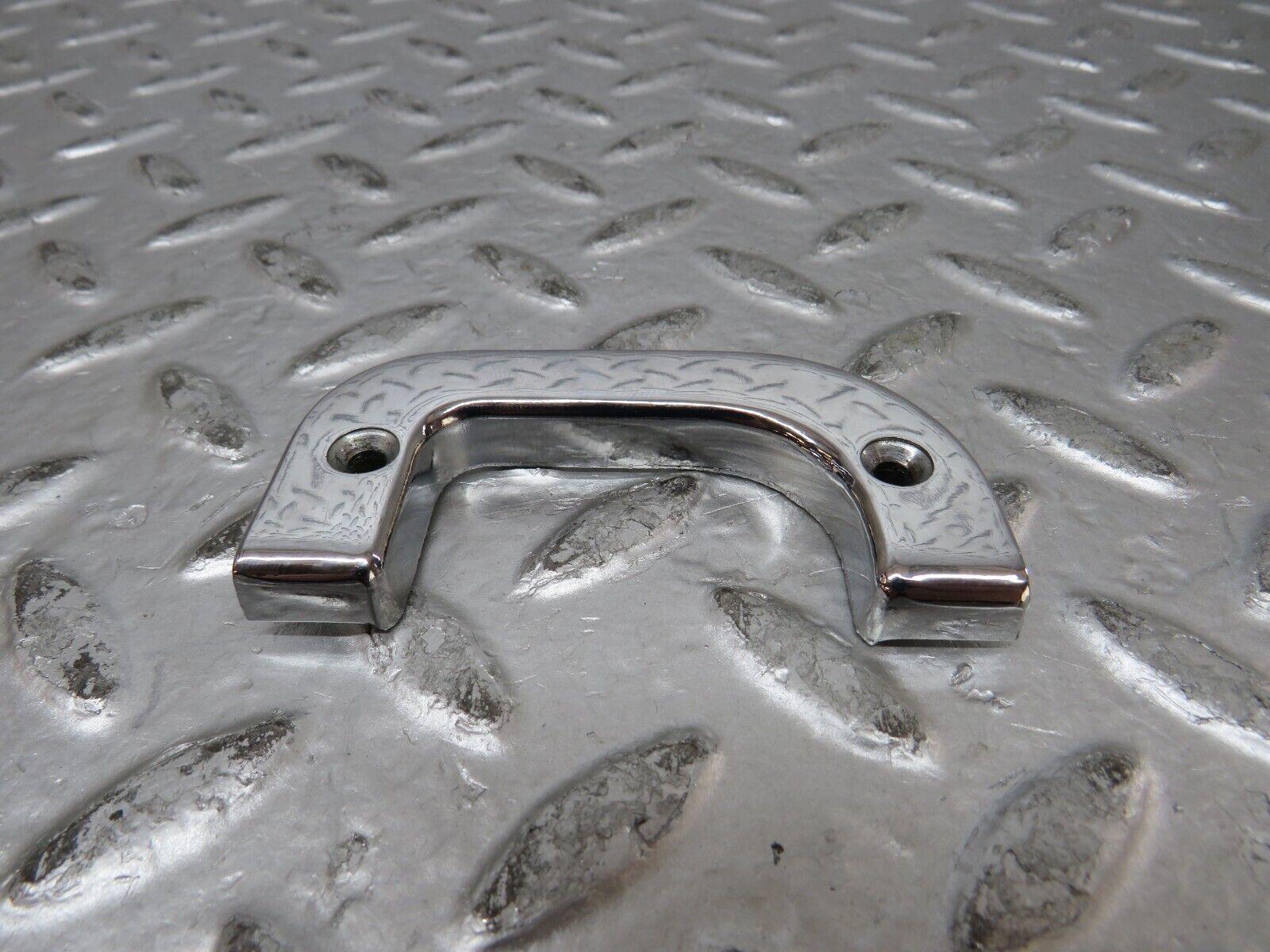 27170 Mercedes-Benz W123 280E Right Interior Chrome Door Latch Trim 1237230224